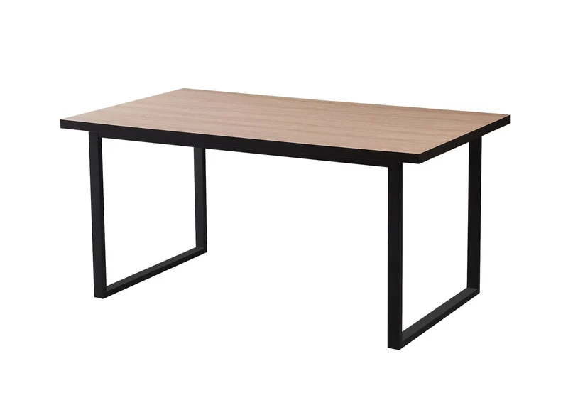 Table à manger noir bois noir - Nour