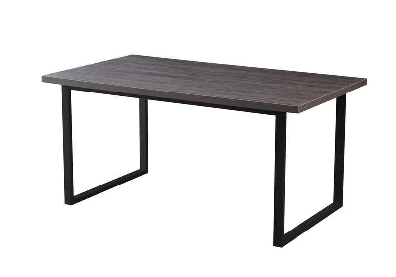 Table à manger noir bois noir - Nour