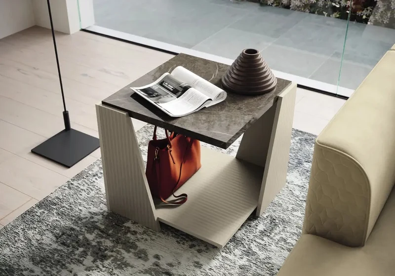 Ensemble meuble TV beige OUNS