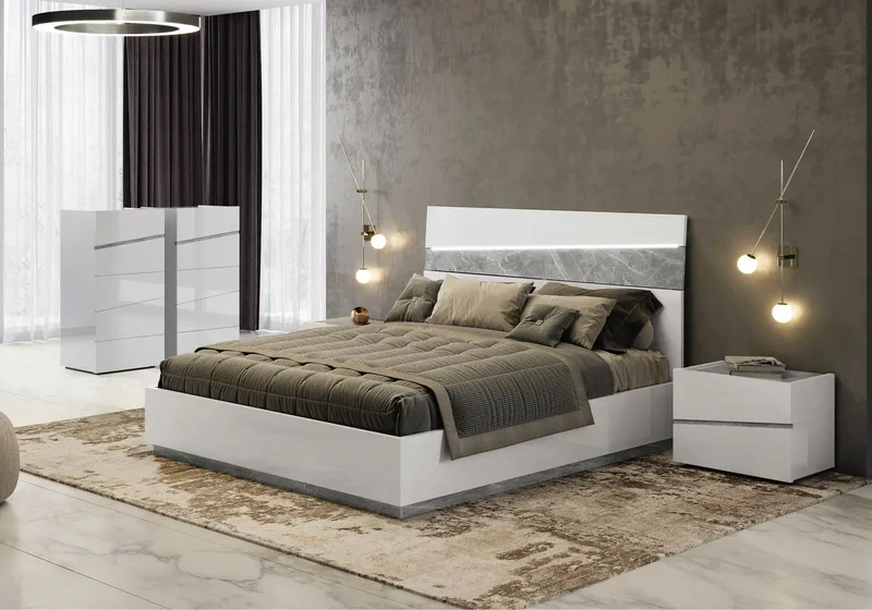 Chambre complète blanc ADEN