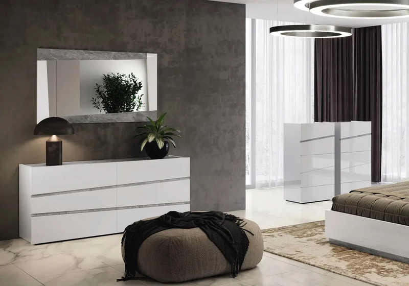 Chambre complète blanc ADEN