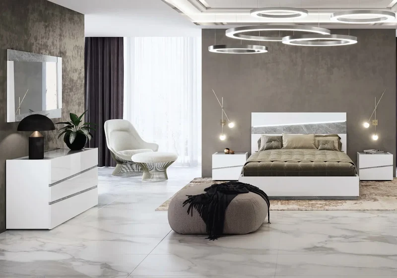 Chambre complète blanc ADEN