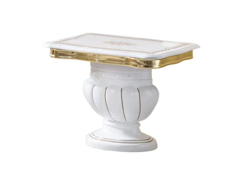Ensemble meubles de salon baroque blanc doré - NOBILE