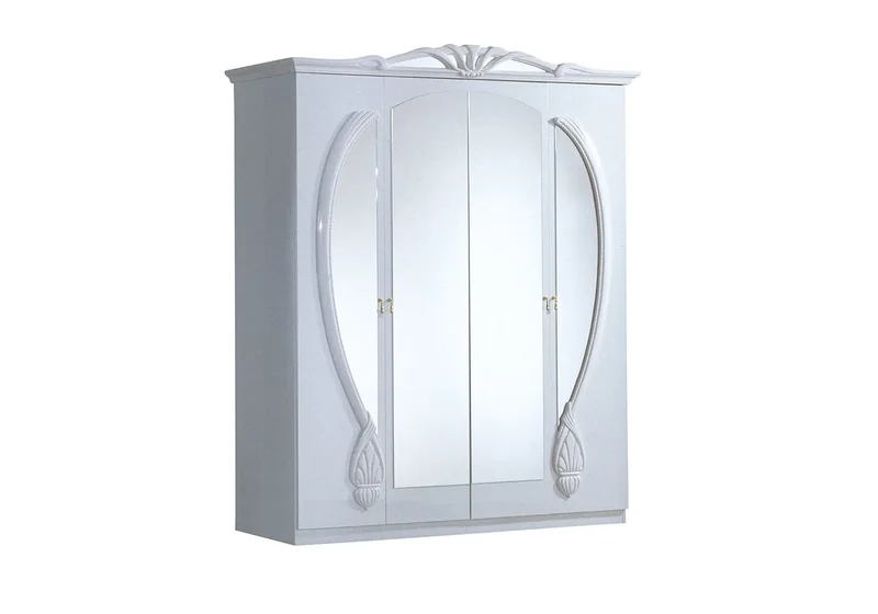 Chambre complète laquée blanc VERA