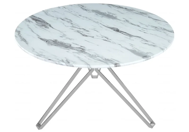 Table ronde marbre blanc - Iva