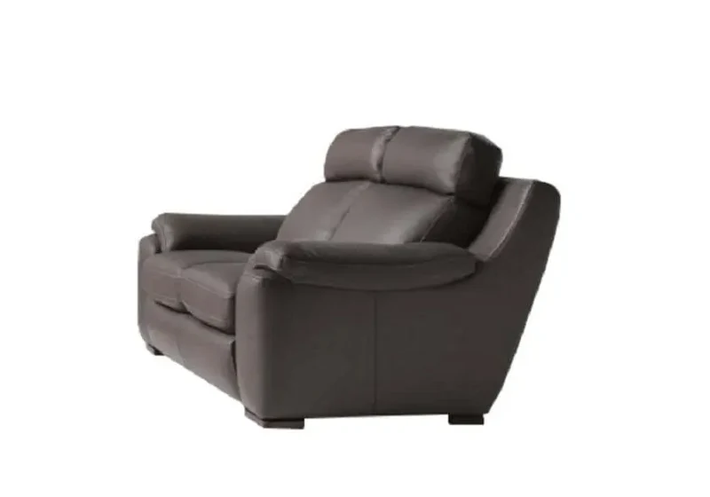 Canapé en cuir relax gris - Argo