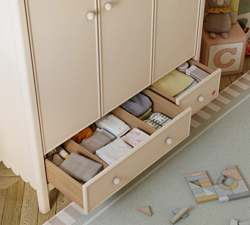 TOON - Armoire enfant 3 portes