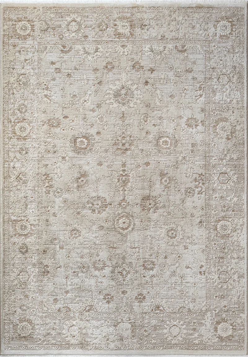 FLOWLINE - Tapis ultra doux beige