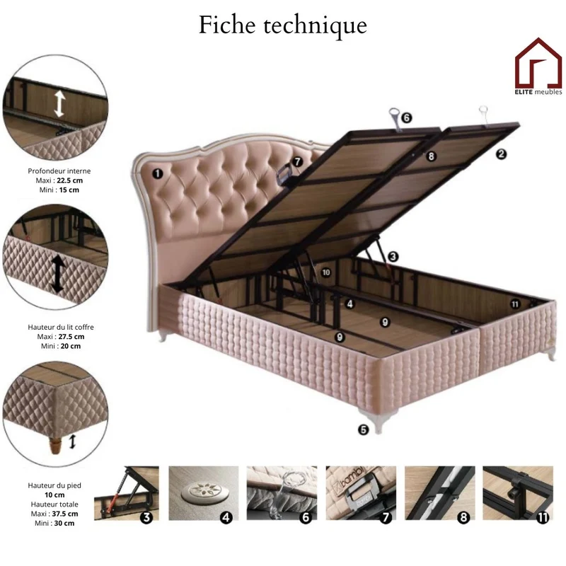 BAMBI LIT COFFRE VISCOLUX