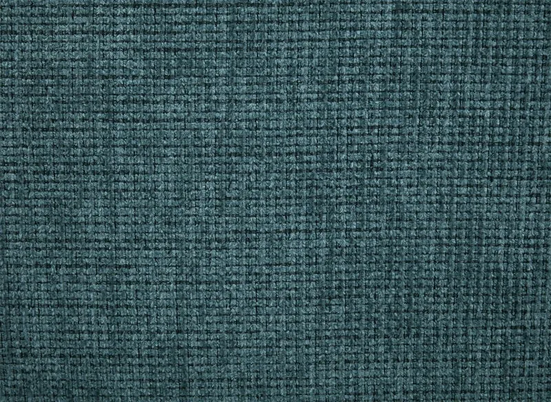 Canapé d'angle relax électrique en velours texturé bleu FEDORA - Angle droit