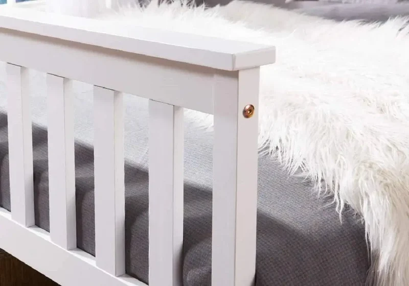 Lit en bois blanc - Alix