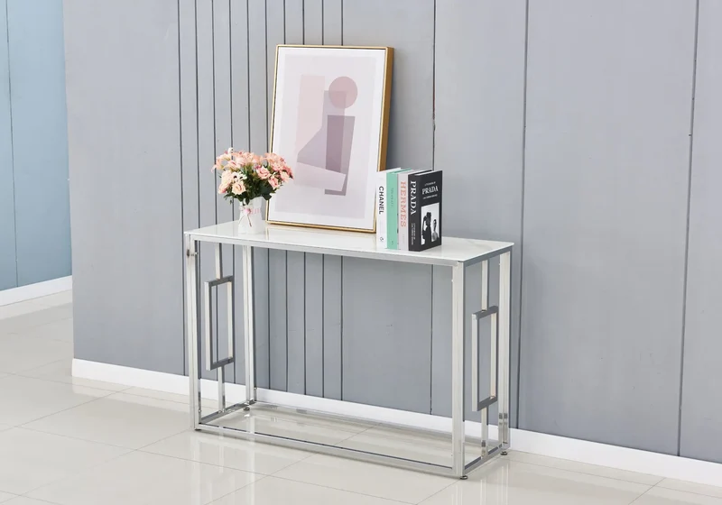 Console marbre blanc - Glory