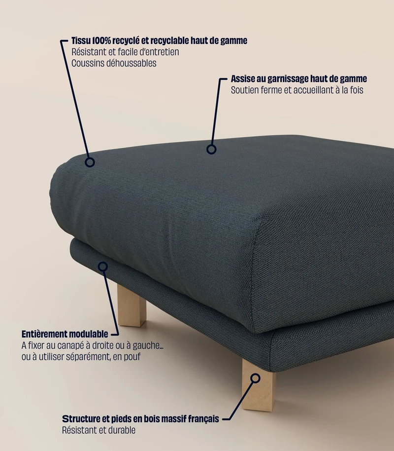 Module d'angle - Bleu profond