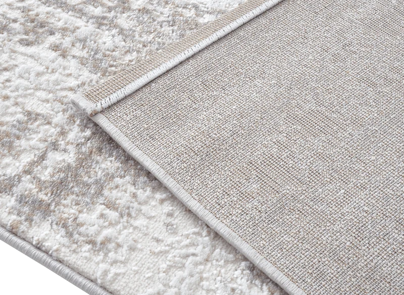 Tapis beige effet béton 160 x 230 cm MINERAL