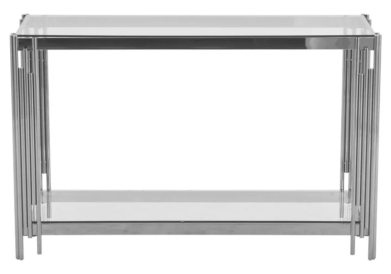 Console argentée verre - Eve
