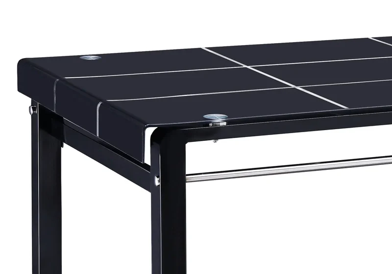 Table repas 6 chaises noires - Tao