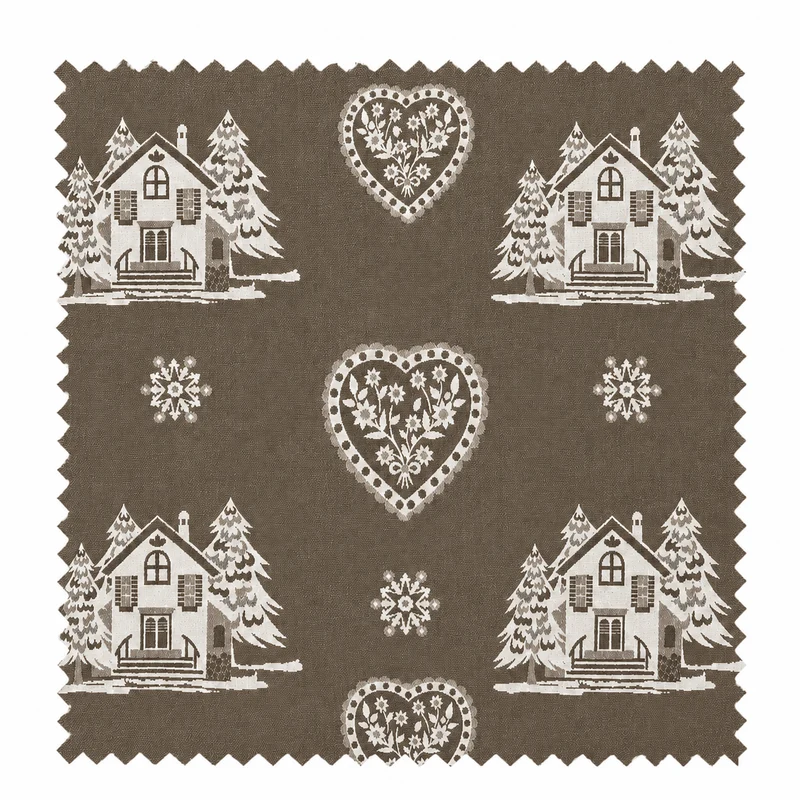 Housse de canapé convertible Clic clac 130 x 190 cm coeurchevel taupe Aspin