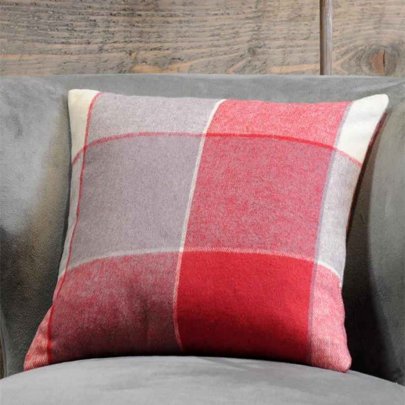 Coussin Courchevel Rouge