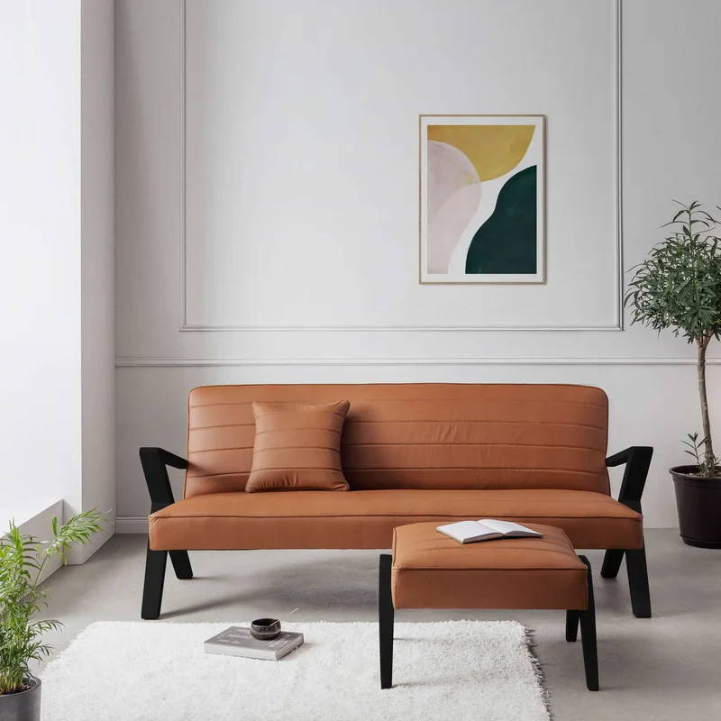 Retrostar 4er Sofa - Leder