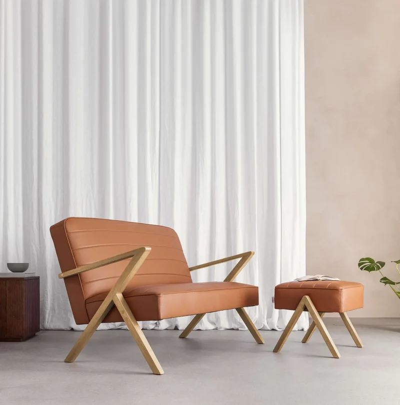 Retrostar 2er Sofa - Leder Premium