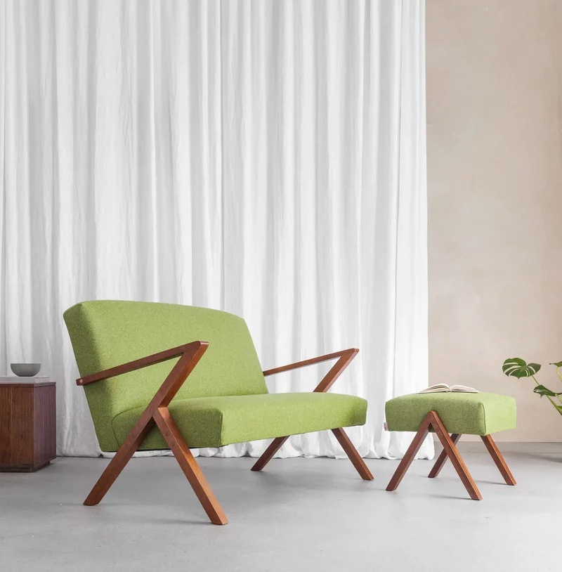 Retrostar 2er Sofa - Wool Line