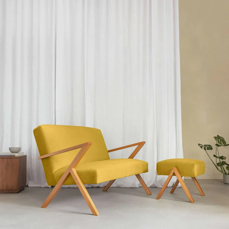 Retrostar 2er Sofa - Velvet Line