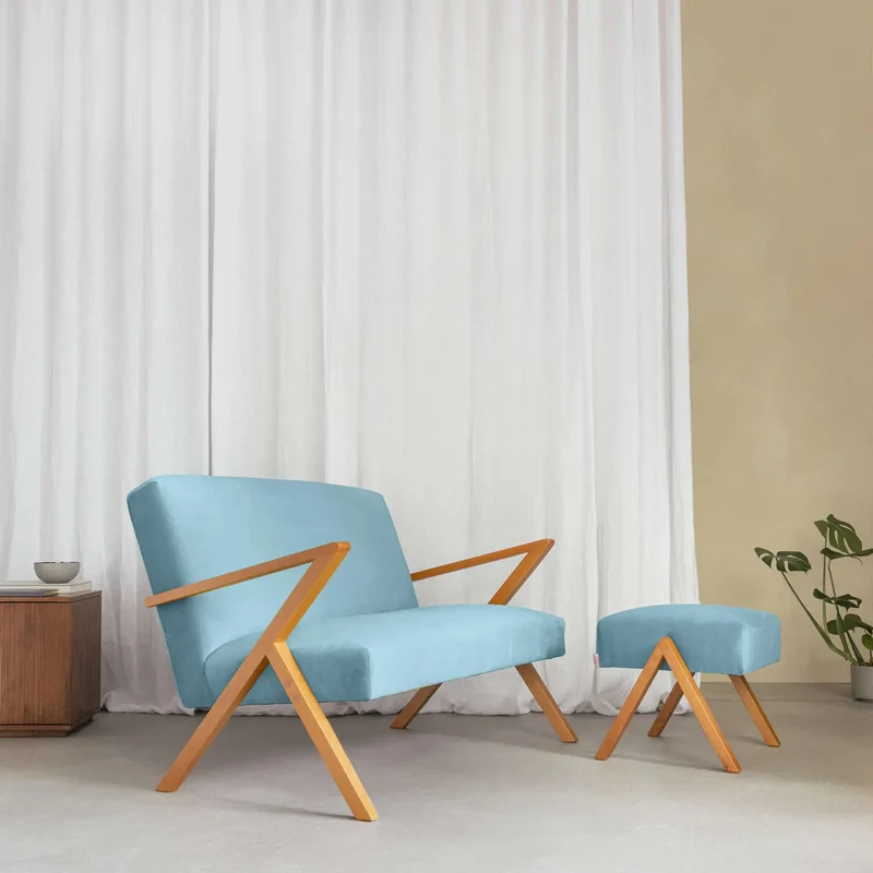 Retrostar 2er Sofa - Velvet Line