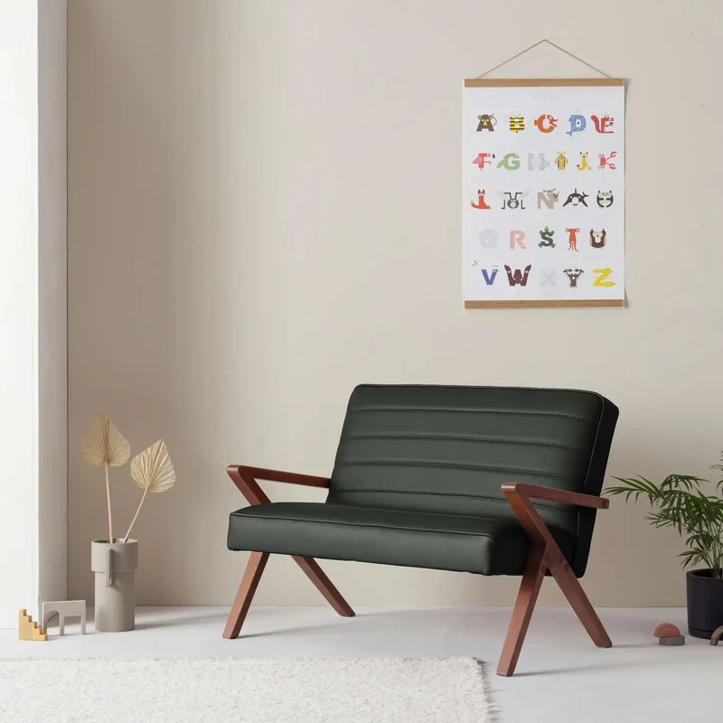 Kinder Retrostar 2er Sofa - Leder Premium