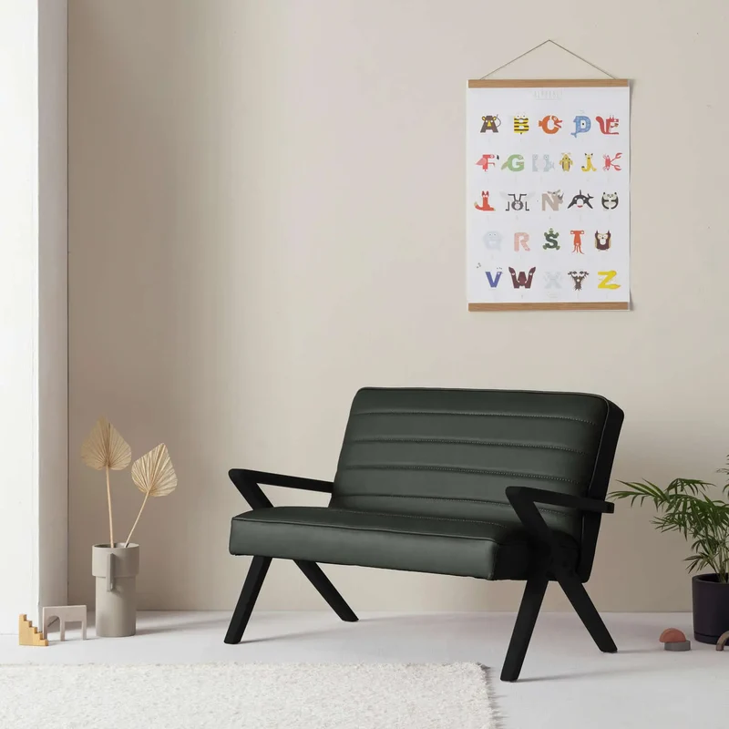 Kinder Retrostar 2er Sofa - Leder Premium