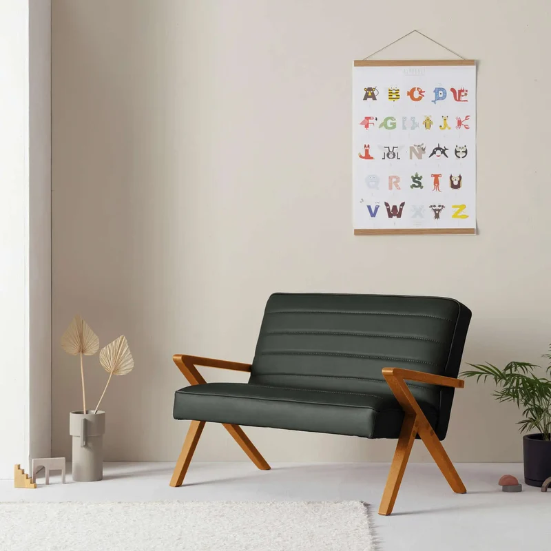 Kinder Retrostar 2er Sofa - Leder Premium