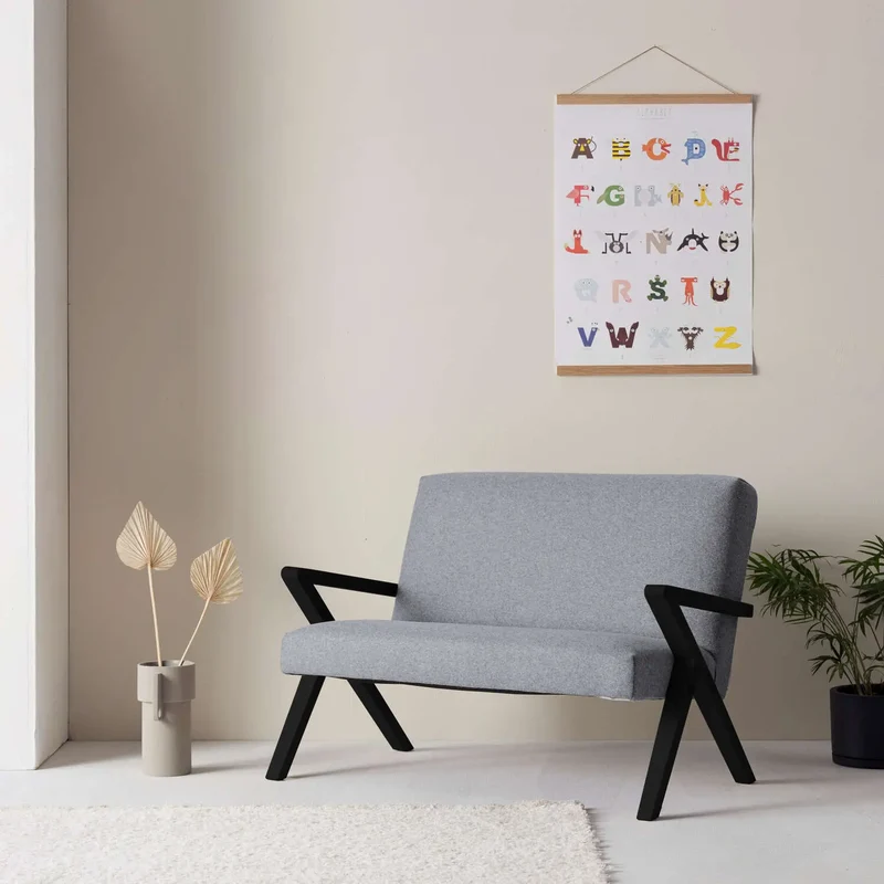 Kinder Retrostar 2er Sofa - Wool Line