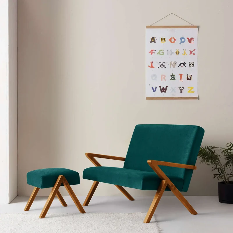 Kinder Retrostar 2er Sofa - Velvet Line
