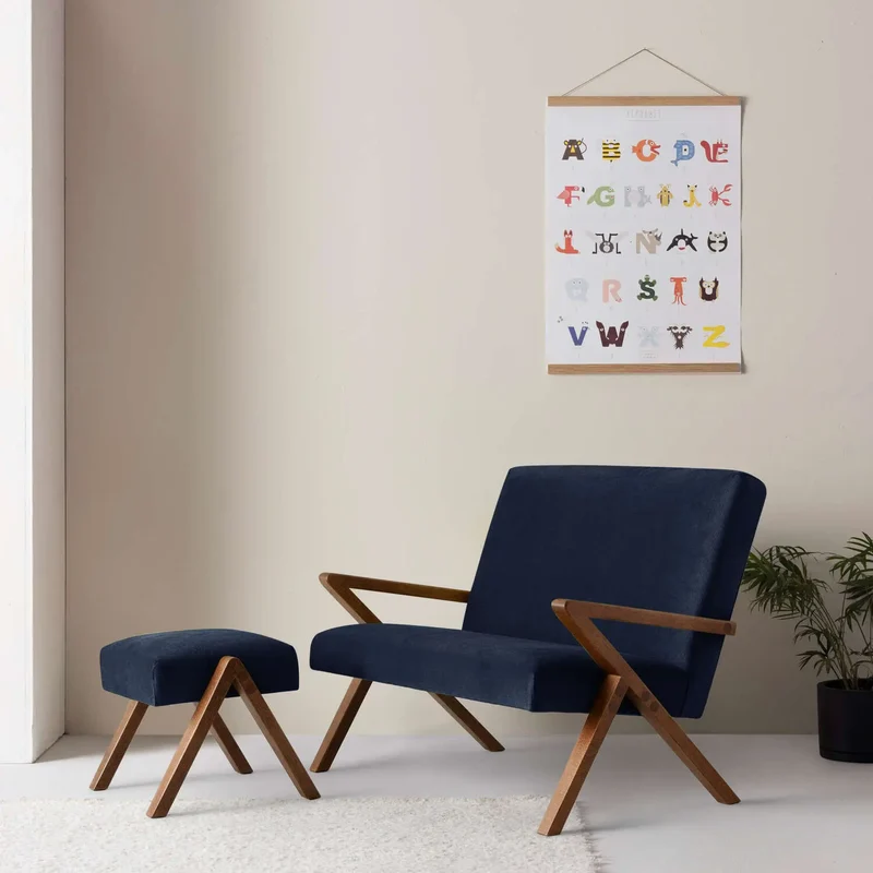 Kinder Retrostar 2er Sofa - Velvet Line