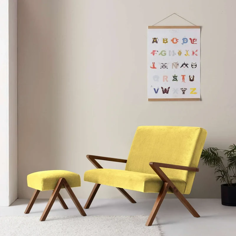 Kinder Retrostar 2er Sofa - Velvet Line