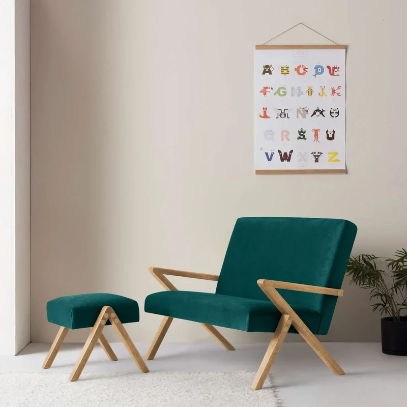 Kinder Retrostar 2er Sofa - Velvet Line