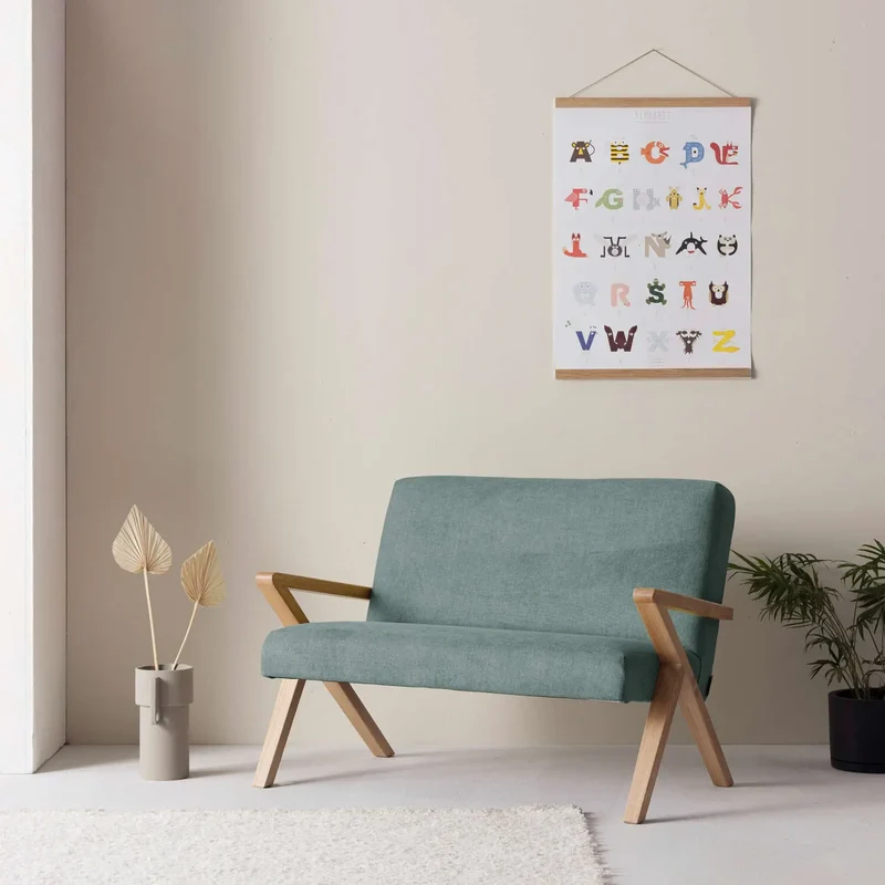 Kinder Retrostar 2er Sofa - Basic Line