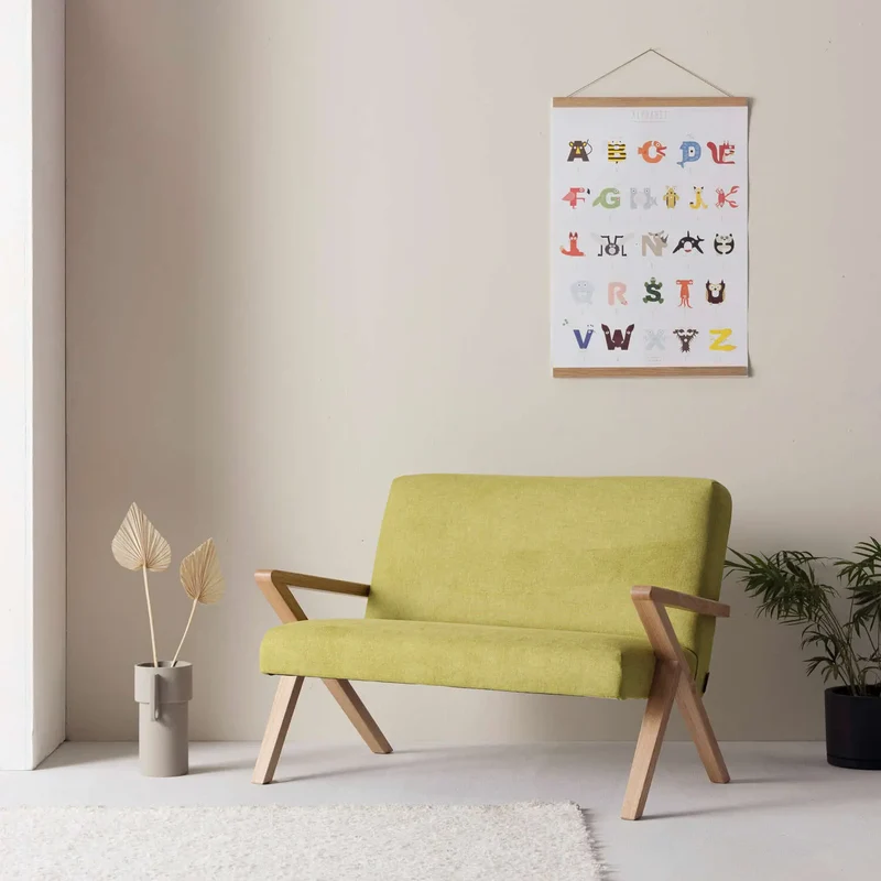 Kinder Retrostar 2er Sofa - Basic Line