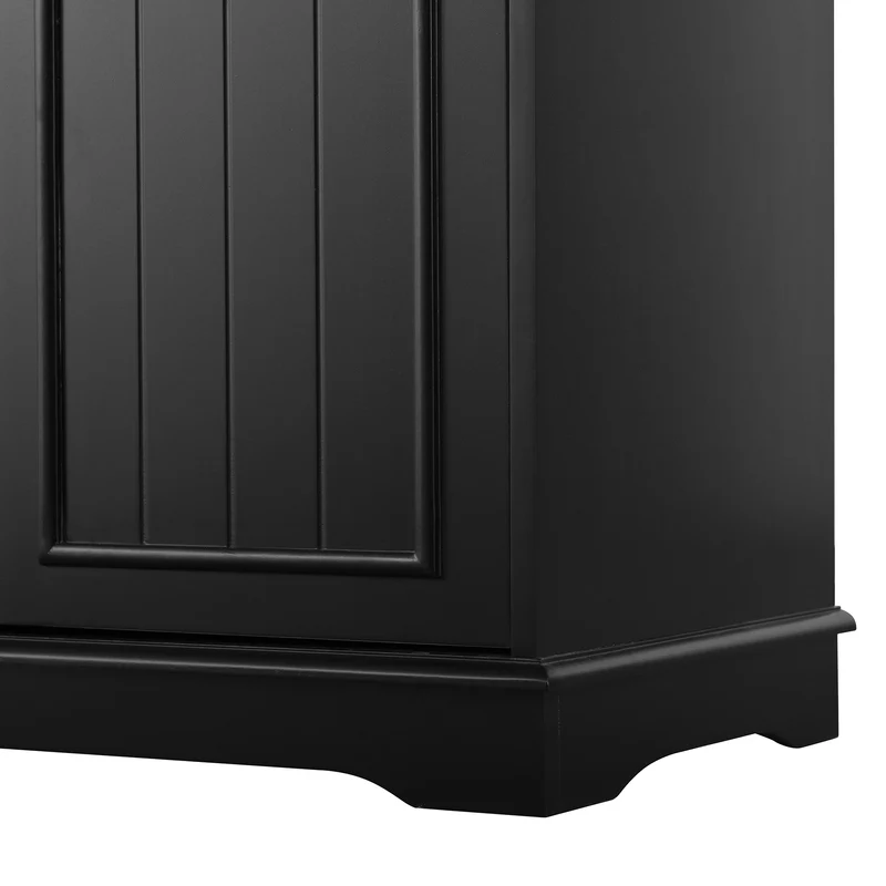 Buffet charme noir 3 tiroirs et 2 portes CASCADEINFIN
