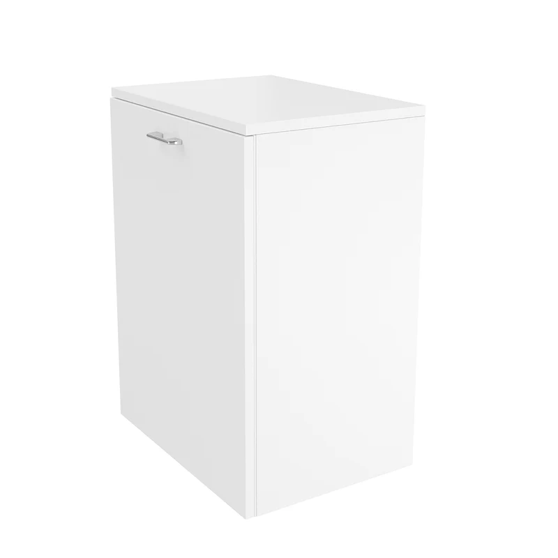 Bureau blanc retractable avec rangement et roulettes MOMENTUMNEXX