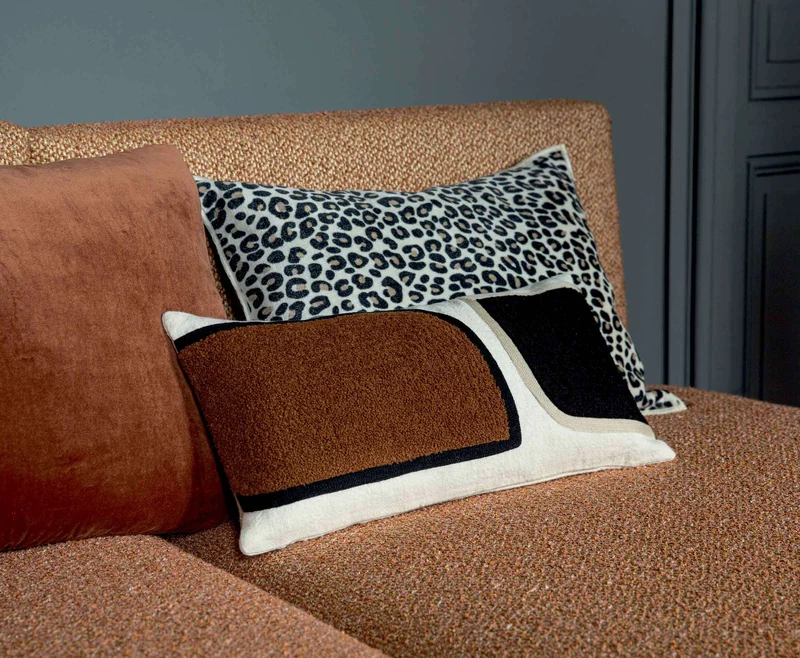 coussin elitis Broceliande - housse 25 x 50