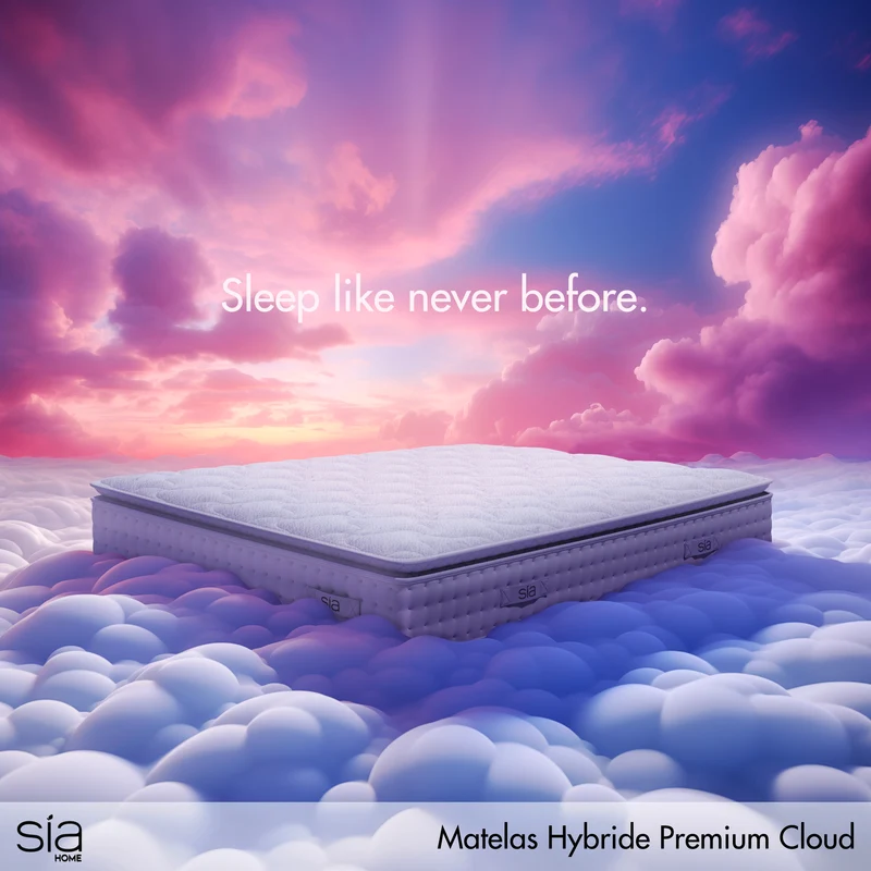 Matelas Hybride Premium Cloud 160x200cm