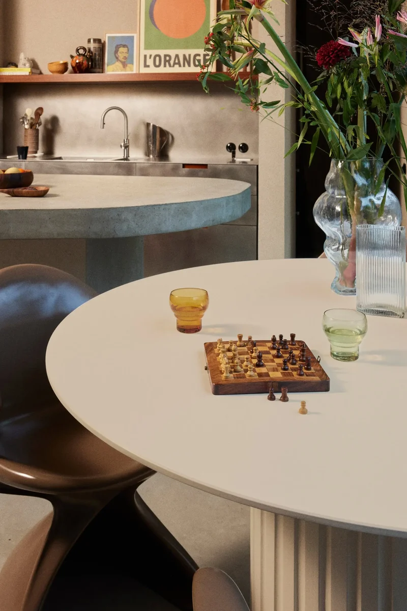 Table de repas ronde Pillar
