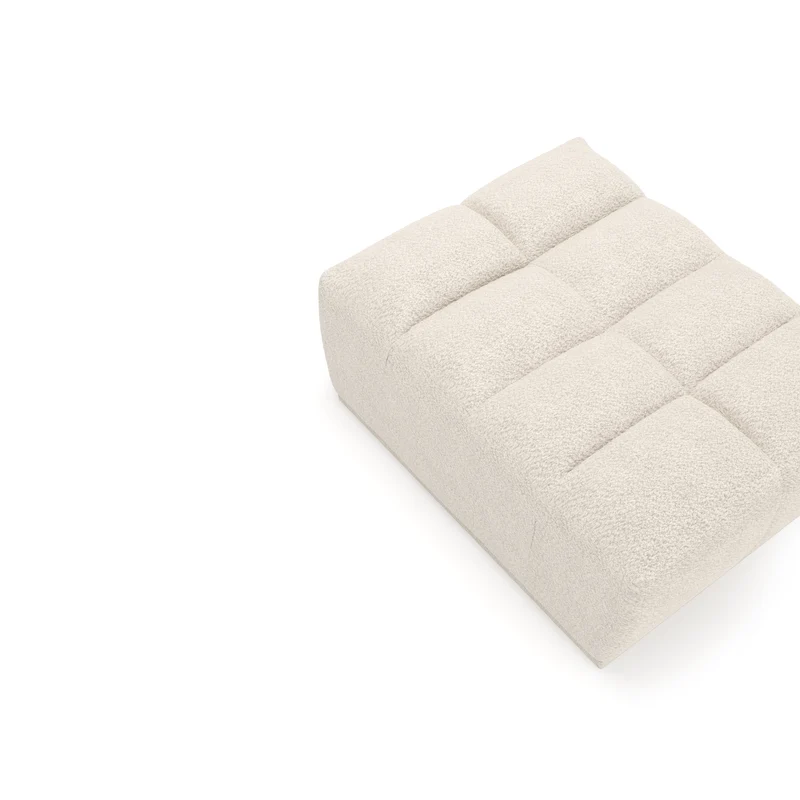 Pouf modulable JODY Tissu bouclette