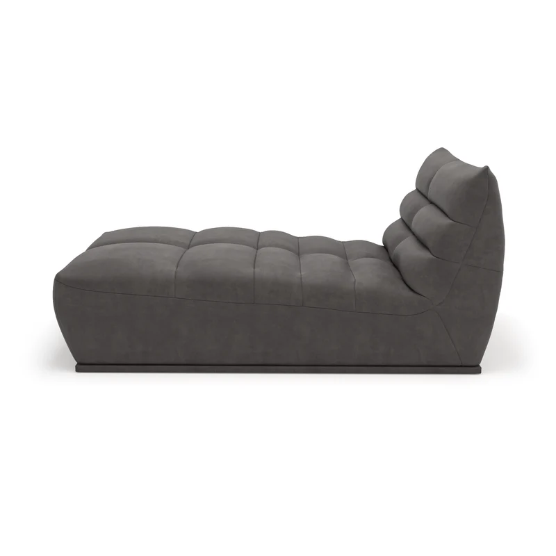 Méridienne modulable JODY Tissu effet cuir vintage