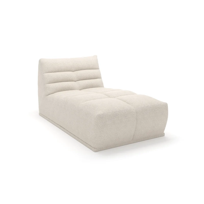 Méridienne modulable JODY Tissu bouclette