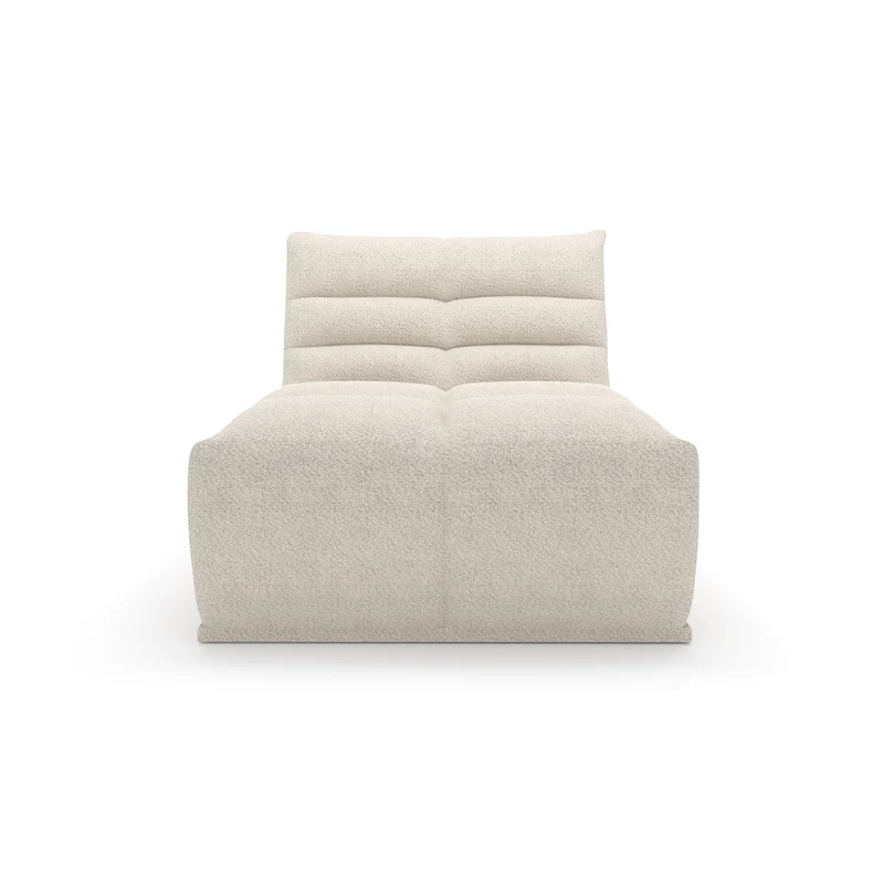 Méridienne modulable JODY Tissu bouclette