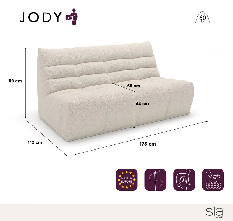Canapé 3 places modulable JODY Velours