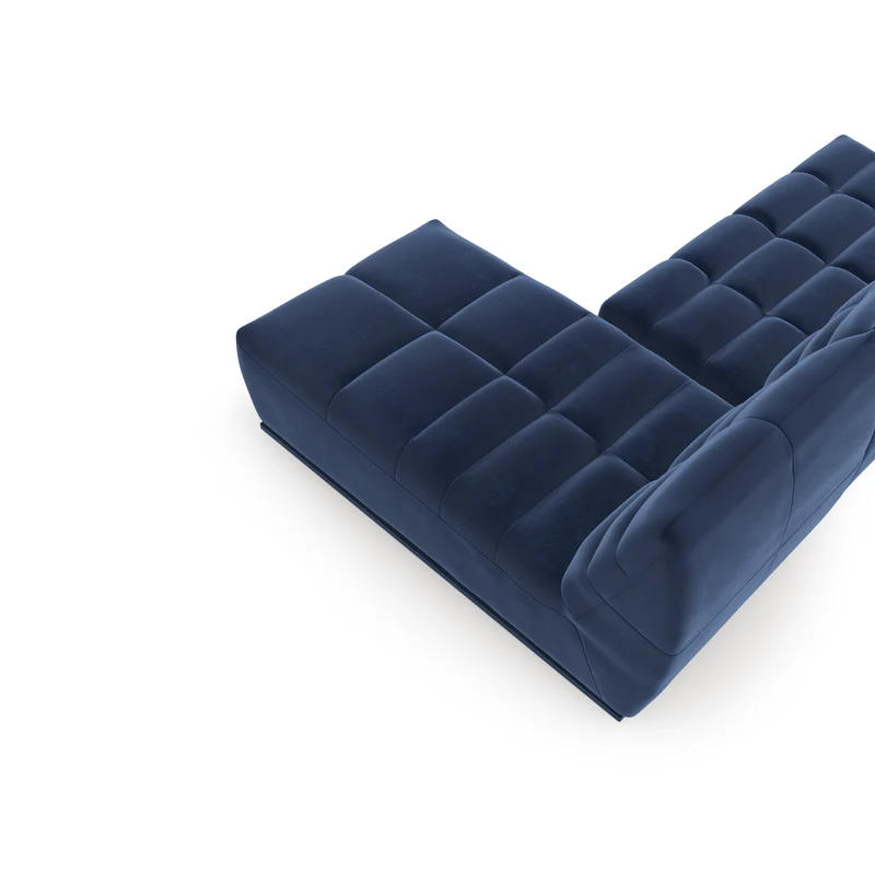 Canapé d'angle droit ou gauche modulable JODY Velours