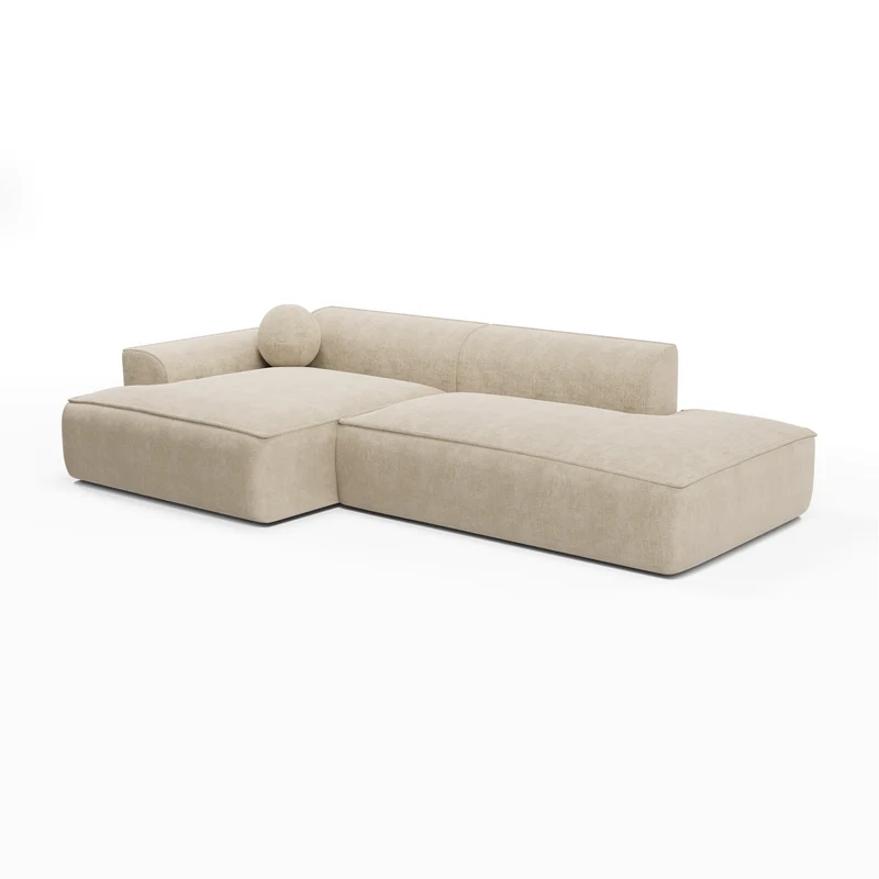 Canapé angle gauche 300cm ANIA Velours