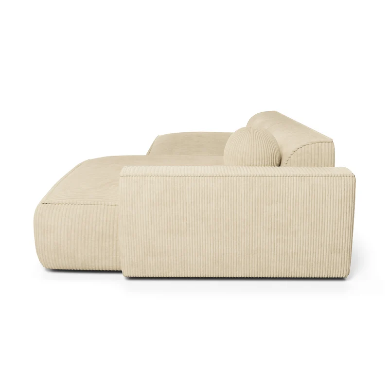 Canapé angle droit 300cm ANIA Velours Côtelé